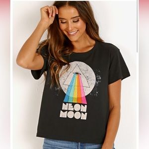LNA Clothing - Neon Moon Tee Stretch Limo